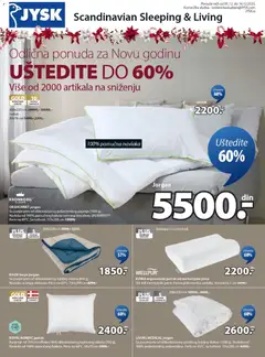 Pregled Jysk kataloga - važi od 01.12.2025