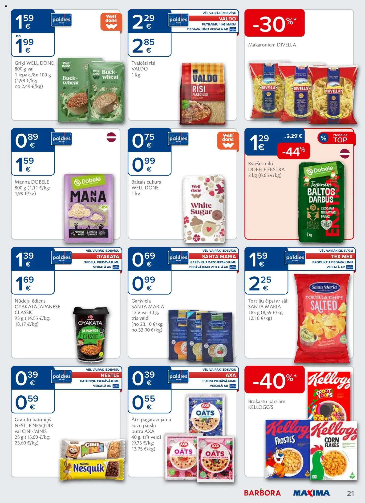 Skatīt Maxima akciju bukletu, derīgs no 2025.12.09