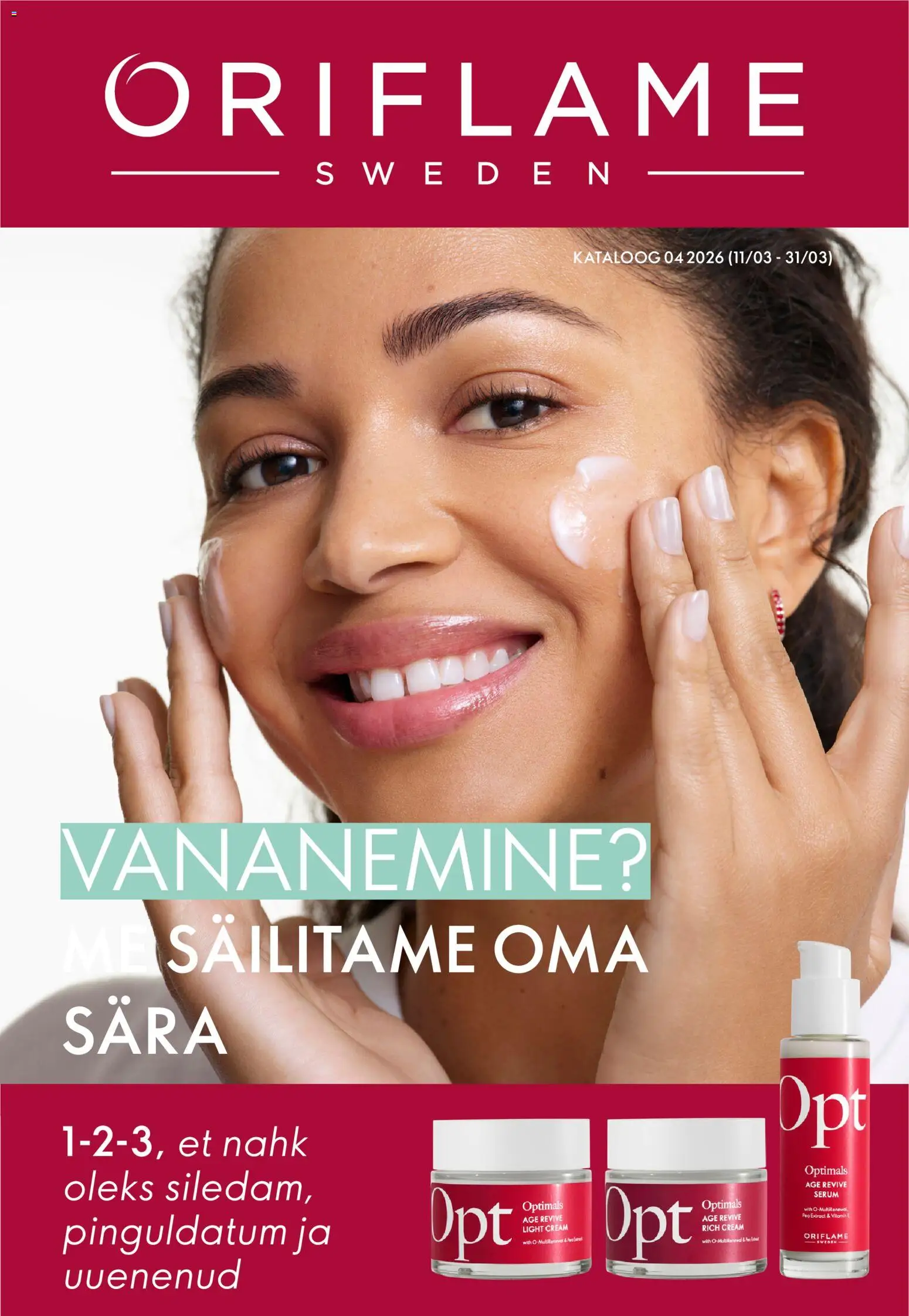 Oriflame kliendilehe eelvaade alates 11.03.2026