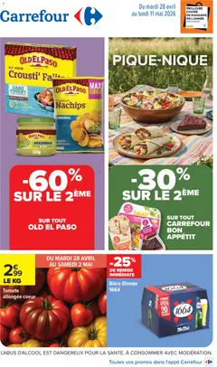 Prévisualisation de Carrefour Pique-nique du magasin Carrefour formulaire valide 28/04/2026