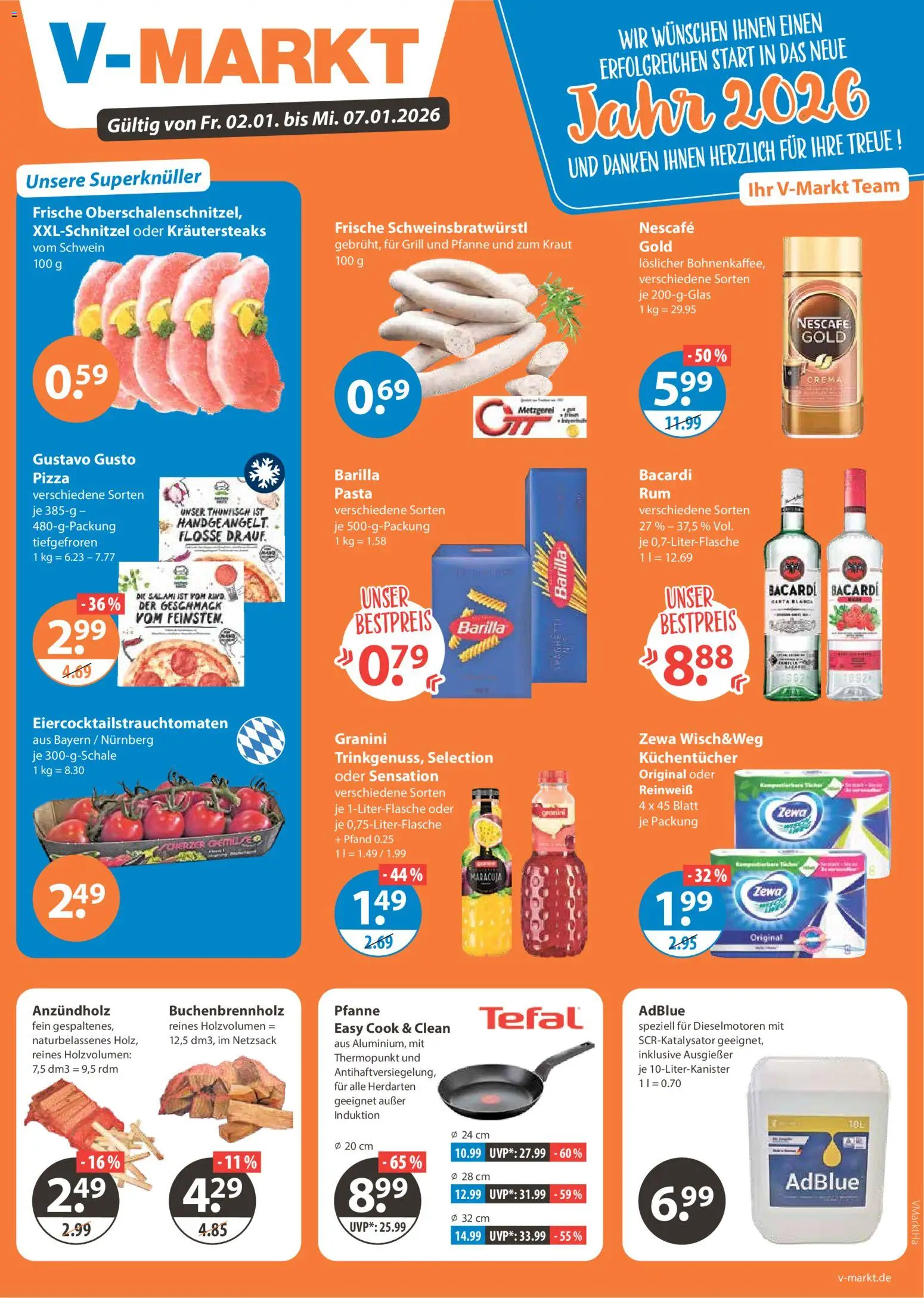Vorschau von dem Prospekt des Geschäftes V-Markt, gültig ab dem 02.01.2026