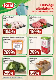 Reál - Bevásárló hétvége - Kisalföld megtekintése, amely érvényes 2025.12.11.-től