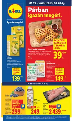 Lidl - Akciós újság Lidl megtekintése, amely érvényes 2026.01.22.-től