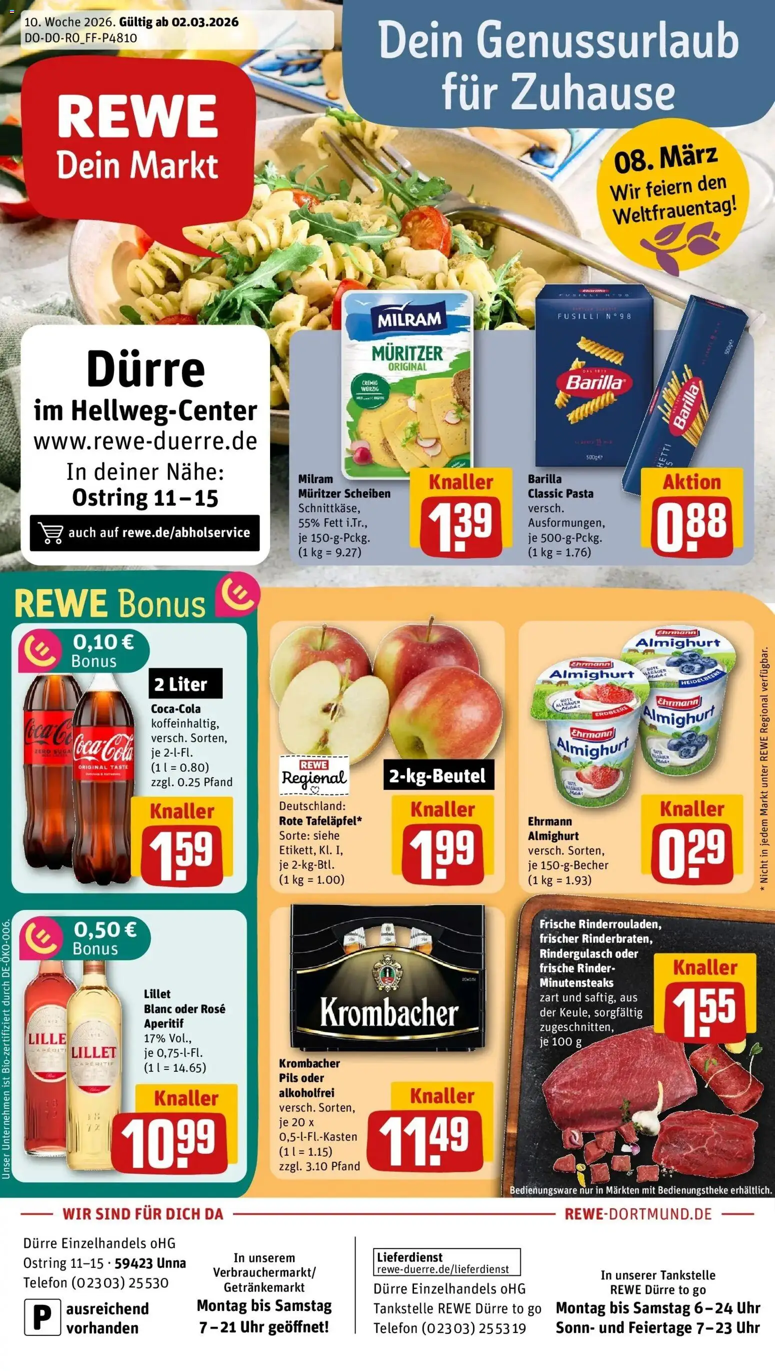 Vorschau von dem Prospekt des Geschäftes Rewe, gültig ab dem 02.03.2026