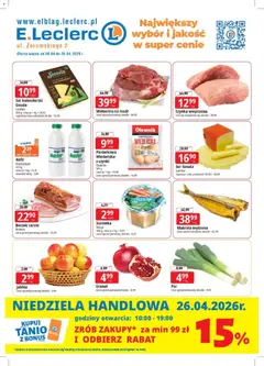 Pogląd gazetki "E.Leclerc gazetka - Elbląg" ze sklepu E.Leclerc ważnej od 20.04.2026
