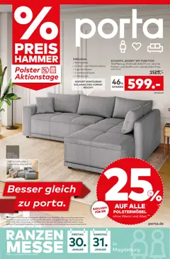 Vorschau von dem Prospekt des Geschäftes Porta!, gültig ab dem 25.01.2026