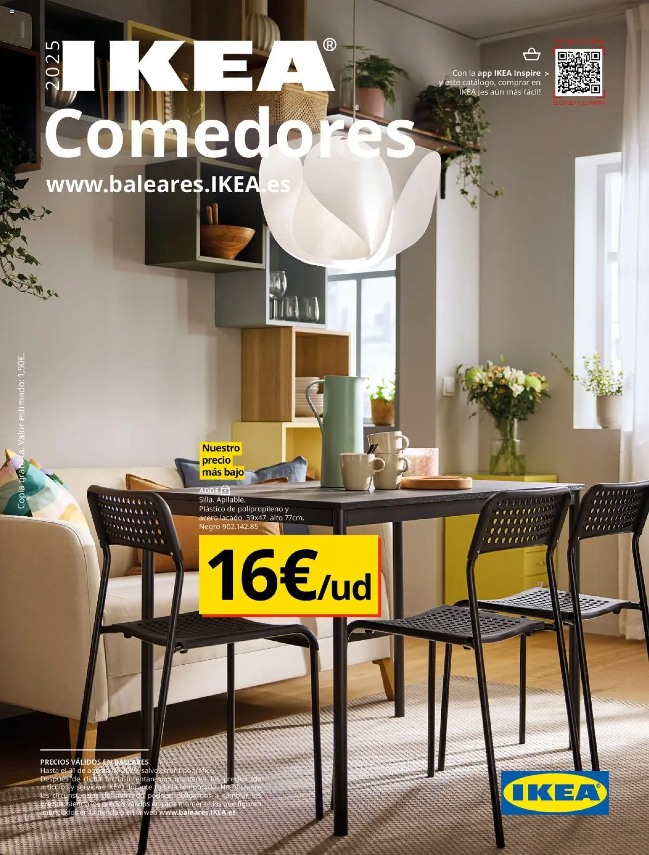 IKEA catálogo 04/02 - 31/08/2025 >> Comedores