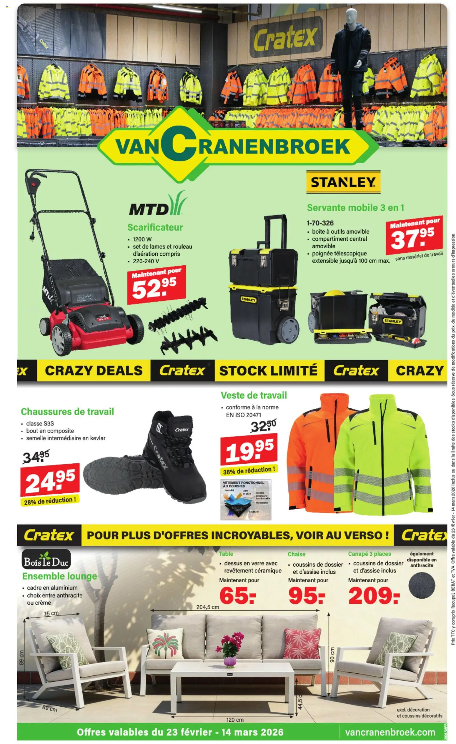 Voorbeeld van Publicité van winkel Van Cranenbroek geldig vanaf 23/02/2026