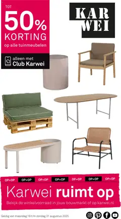 Voorbeeld van Folder van winkel KARWEI geldig vanaf 18-08-2025