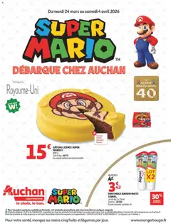Prévisualisation de Auchan - Super Mario Bros supers du magasin Auchan formulaire valide 24/03/2026
