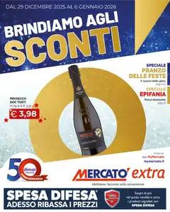 Anteprima dell'opuscolo Volantino Extra dal negozio Mercatò valido da 29/12/2025