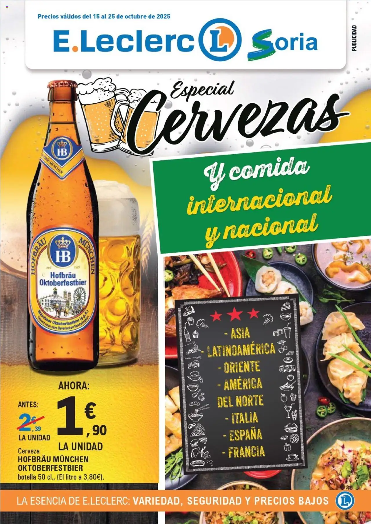 E.Leclerc Folleto > 15/10 - 25/10/2025 > Ofertas - Cerveza