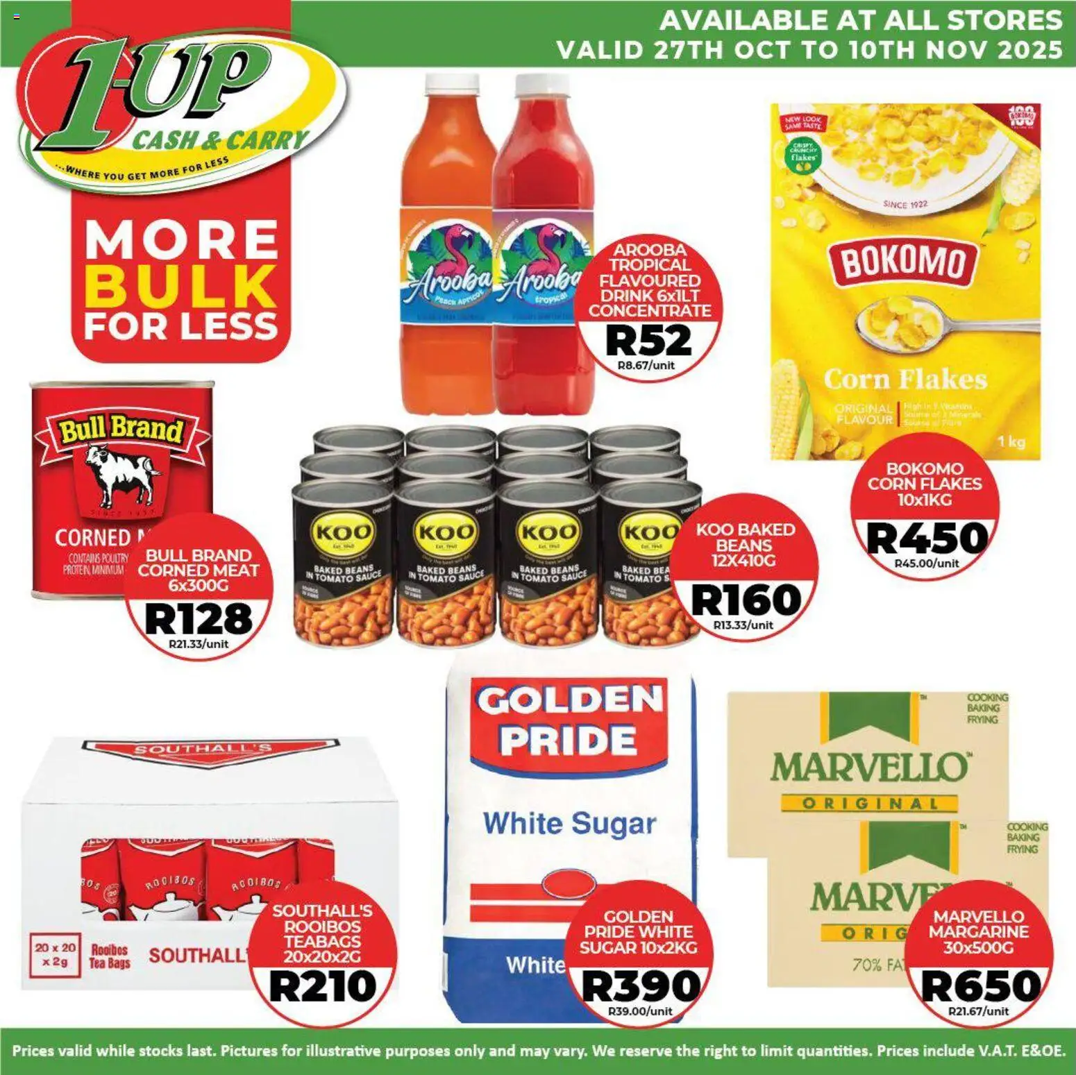 Preview of 1UP Cash & Carry flyer valid from 27/10/2025