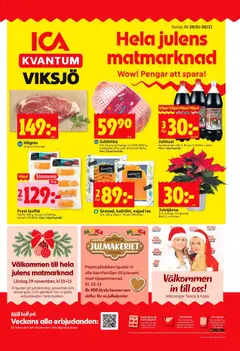 Förhandsgranska reklamblad Järfälla från butik ICA Kvantum gäller från 24/11/2025