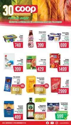 COOP - Nyírzem - Mini & Abc & Szuper megtekintése, amely érvényes 2025.11.13.-től