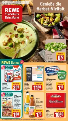 Vorschau von dem Prospekt des Geschäftes Rewe, gültig ab dem 19.10.2025