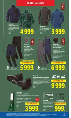 Lidl - Akciós újság Lidl megtekintése, amely érvényes 2025.12.04.-től | Oldal: 43