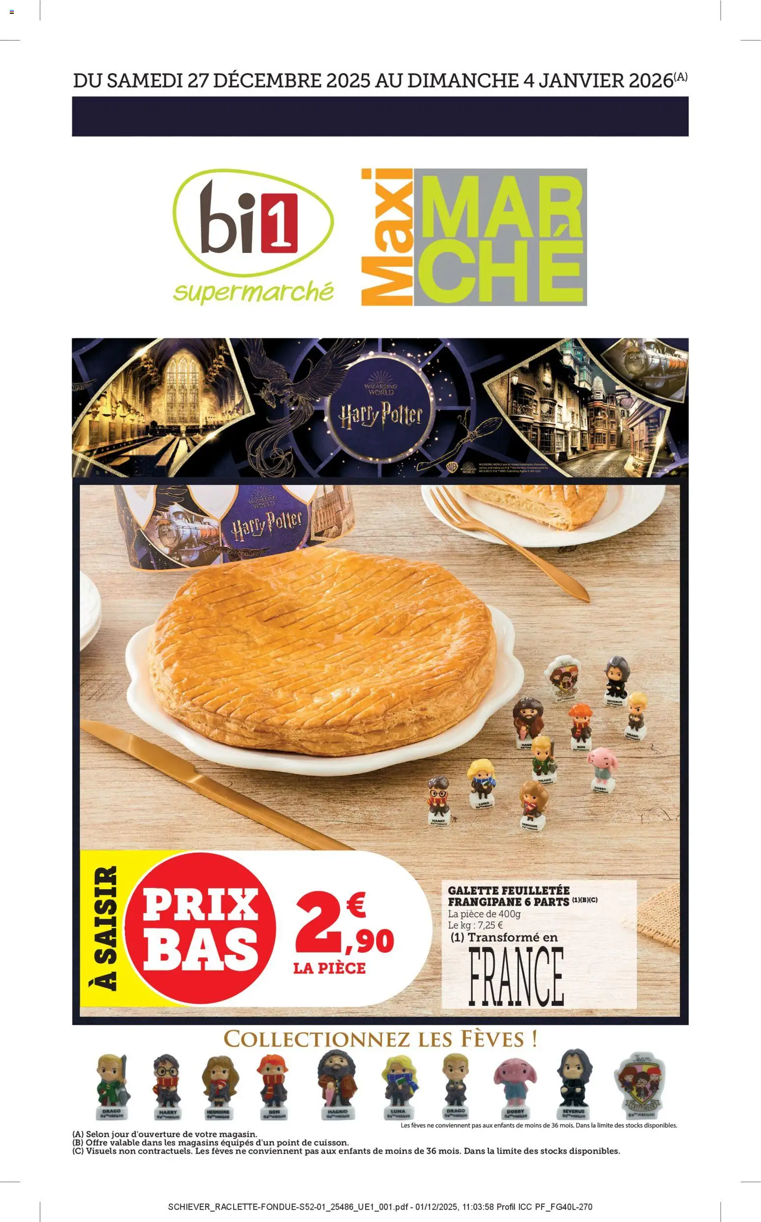 Prévisualisation de Catalogue du magasin bi1 formulaire valide 26/12/2025