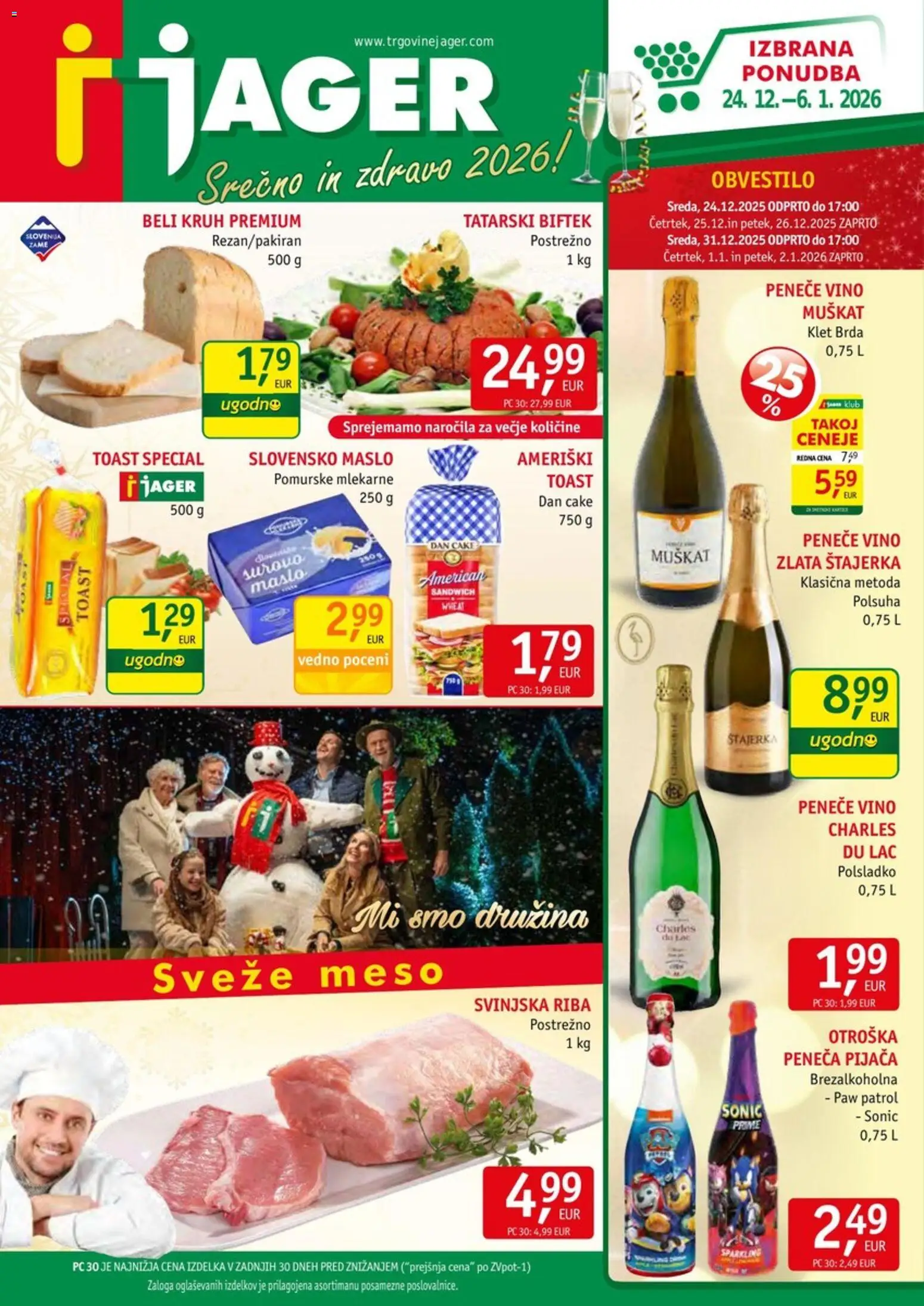 Predogled kataloga iz trgovine Jager veljaven od 24.12.2025