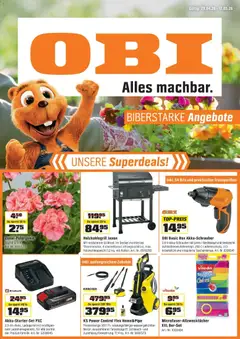 Vorschau des Merkblatts ALLES MACHBAR. BIBERSTARKE ANGEBOTE. vom Shop OBI gültig von 28.04.2026 bis 12.05.2026