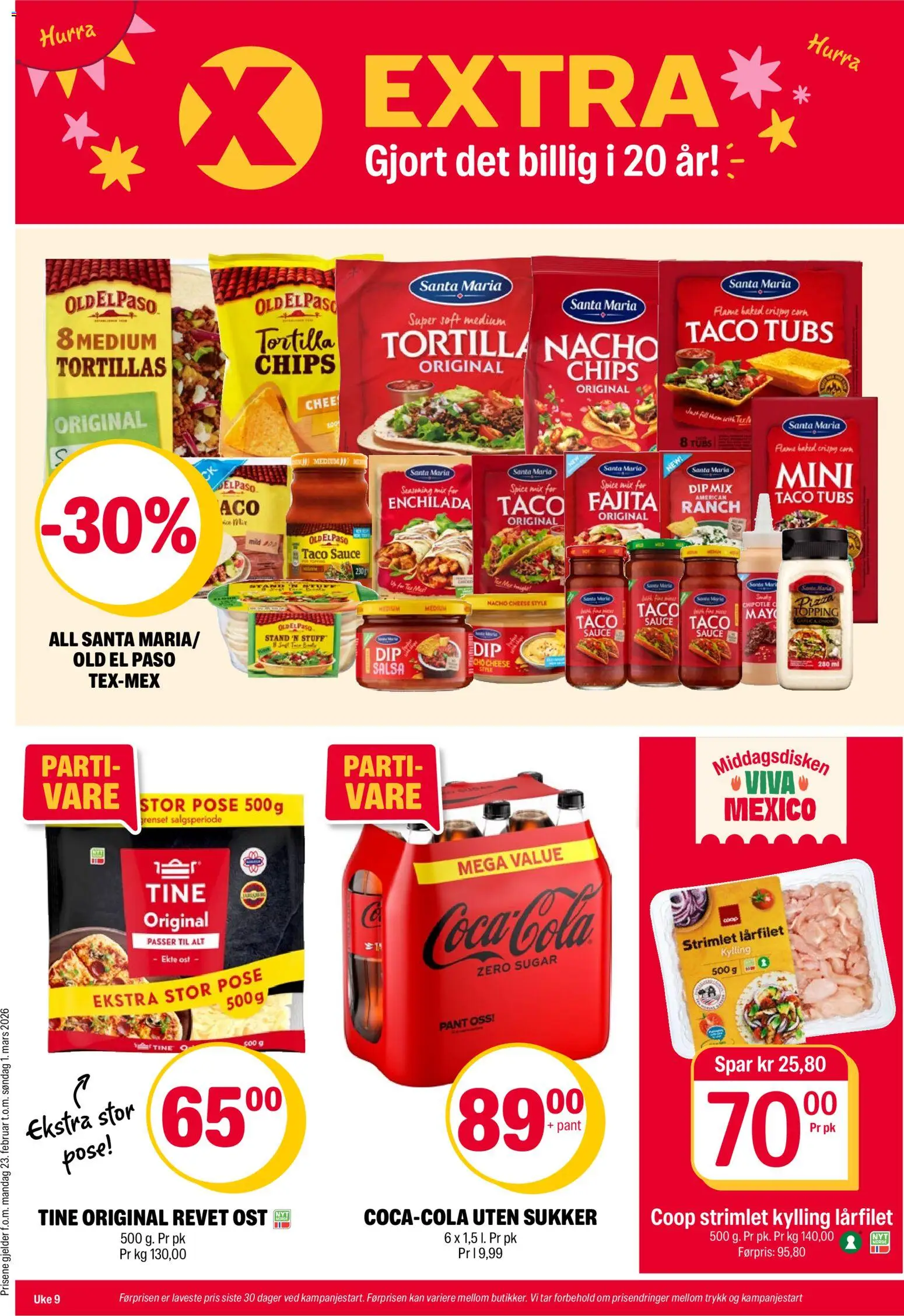 Forhåndsvis Kundeavis fra butikk Coop Extra gyldig fra 23/02/2026