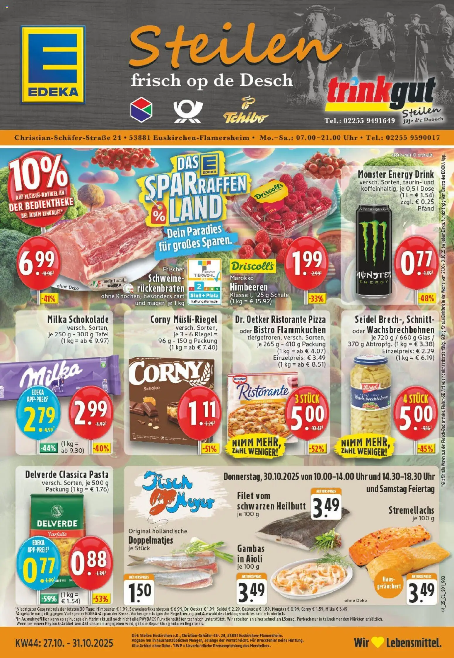 Vorschau von dem Prospekt des Geschäftes Edeka, gültig ab dem 26.10.2025