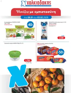 Preview of leaflet Φυλλάδιο Χαλκιαδάκης from shop Χαλκιαδάκης valid from 09/01/2026