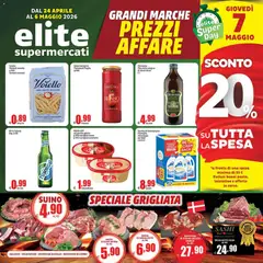 Anteprima dell'opuscolo Elite Supermercati volantino dal negozio Elite Supermercati valido da 24/04/2026