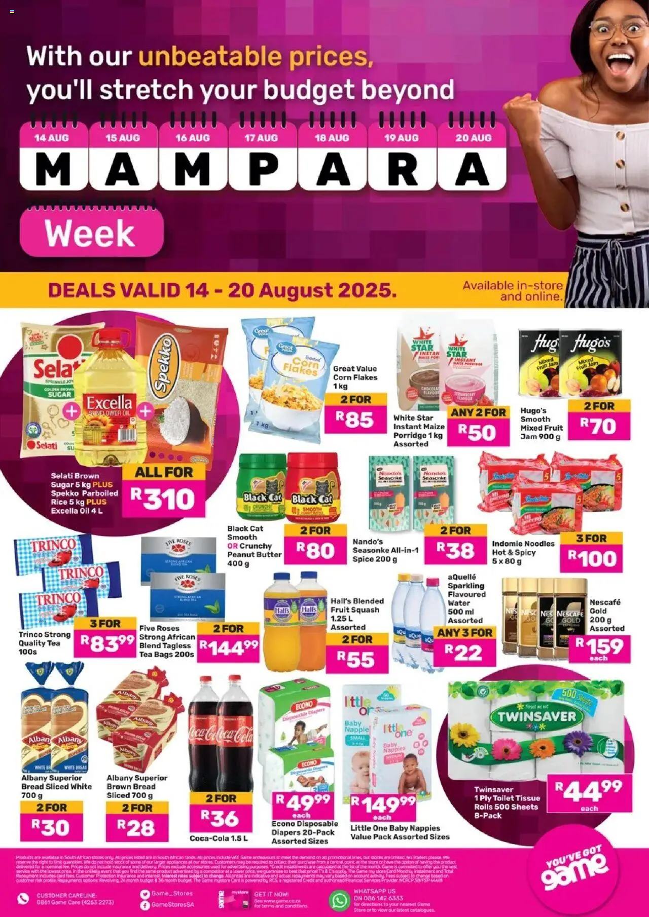 Game Mampara Week from 14/08 - 20/08/2025 > Promotions