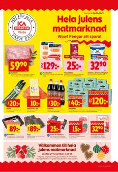 Förhandsgranska reklamblad Upplands Väsby från butik ICA Kvantum gäller från 24/11/2025