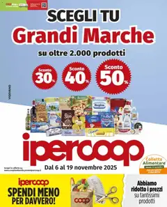 Anteprima dell'opuscolo Volantino Vigevano dal negozio Ipercoop valido da 06/11/2025
