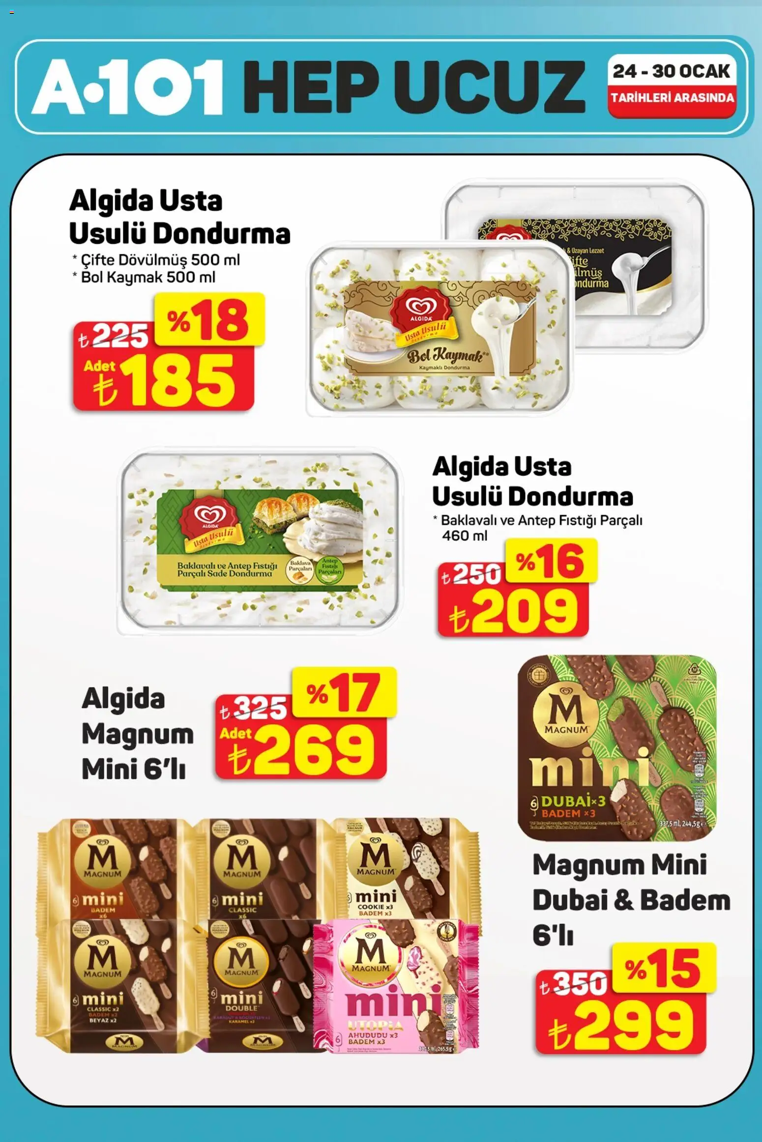 A101 Hep Ucuz 24.01.2026 - Broşürünün önizlemesi