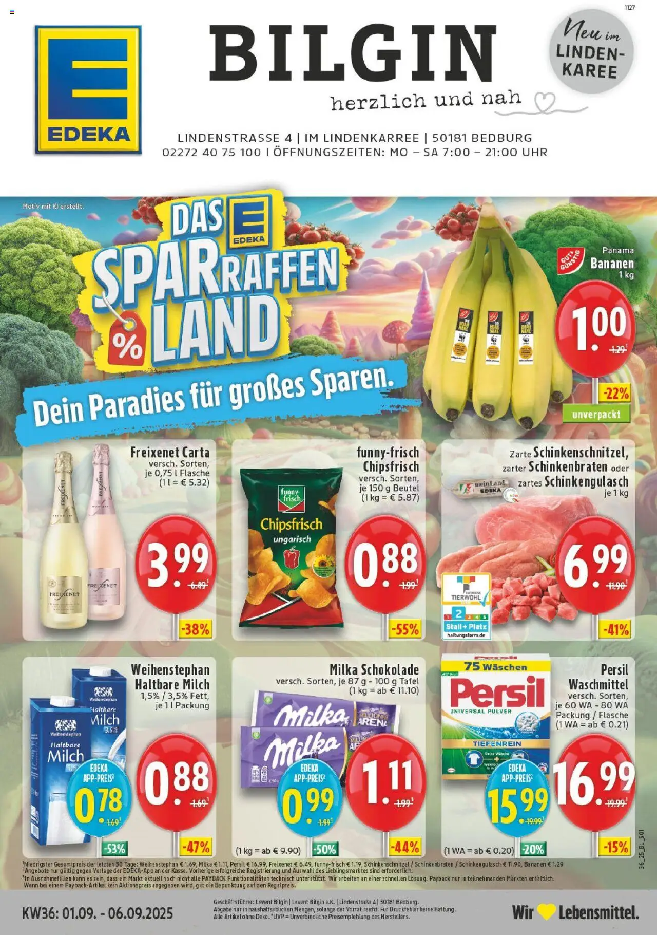 EDEKA Prospekt ab 01.09.2025 - Prospekt Bedburg Online