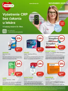 Náhľad Dr. Max letáku platného od 01.11.2025