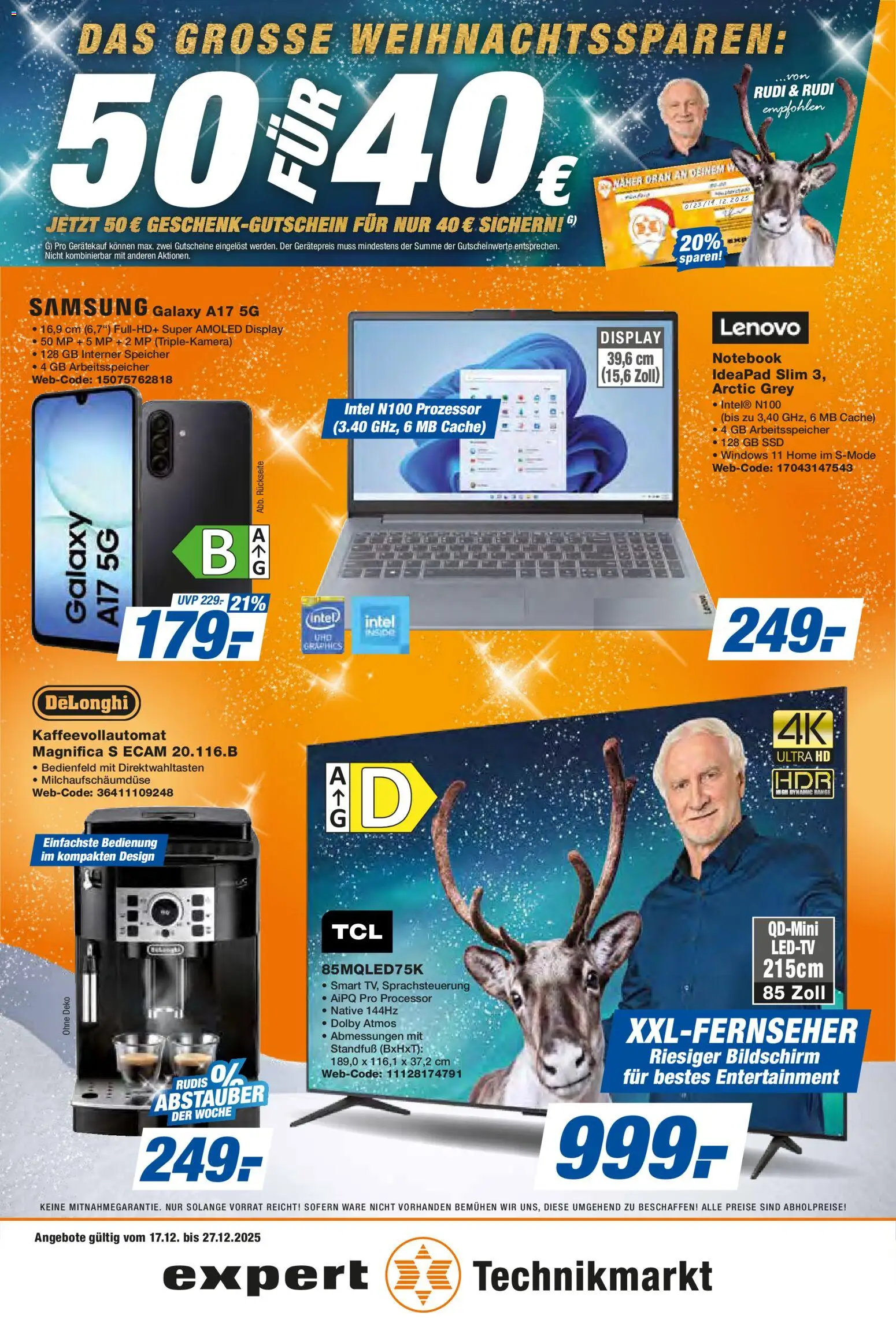 Vorschau von dem Prospekt des Geschäftes Expert, gültig ab dem 17.12.2025