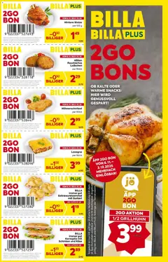 Vorschau der Angebote: Billa 2Go Bons gültig ab 06.11.2025