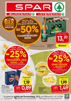 Vorschau der Angebote: Spar Spar Flugblatt - Vorarlberg gültig ab 12.03.2026