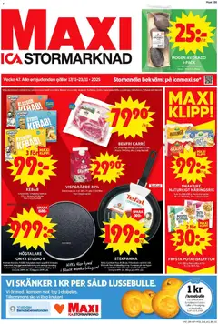 Förhandsgranska reklamblad Trelleborg från butik ICA Maxi gäller från 17/11/2025