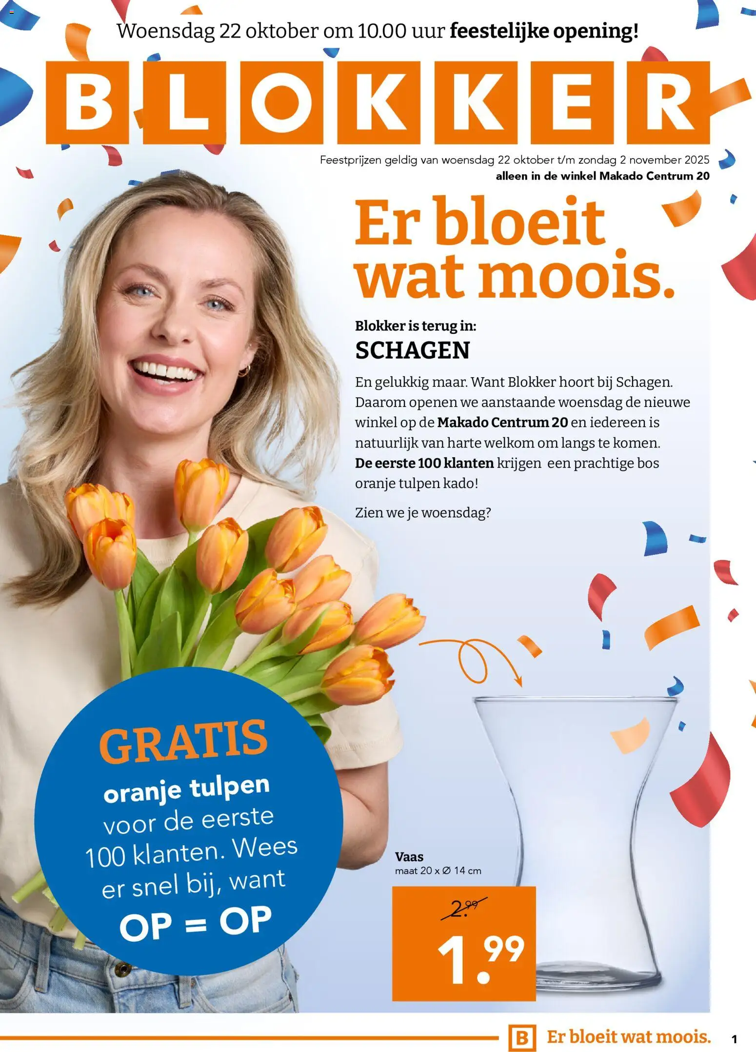 Blokker shop Openingsfolder Shagen geldig vanaf 22-10-2025 - Paginanummer 1