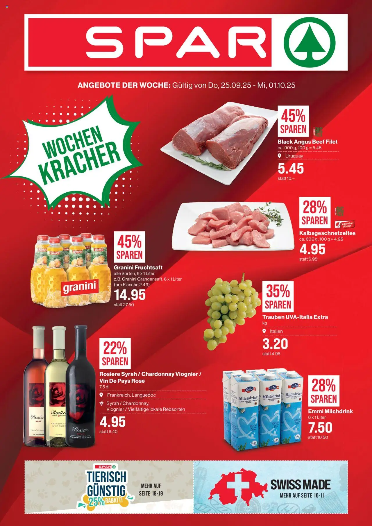 SPAR Aktionen ab 25.09.2025 - Seitennummer 1