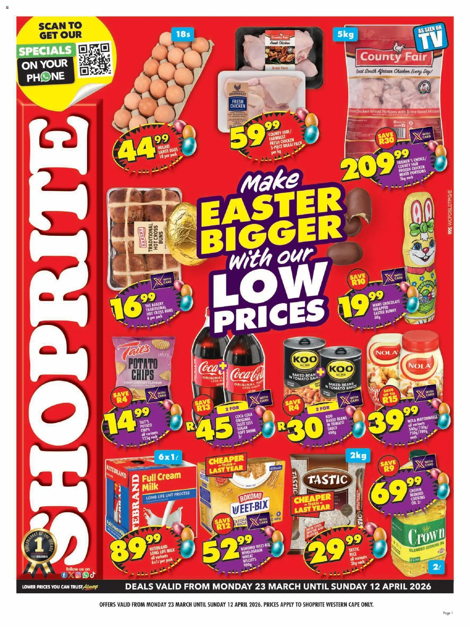 Preview of Shoprite flyer valid from 23/03/2026