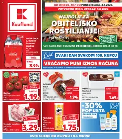 Kaufland HR - Split-Ravne njive megtekintése, amely érvényes 2025.07.30.-től