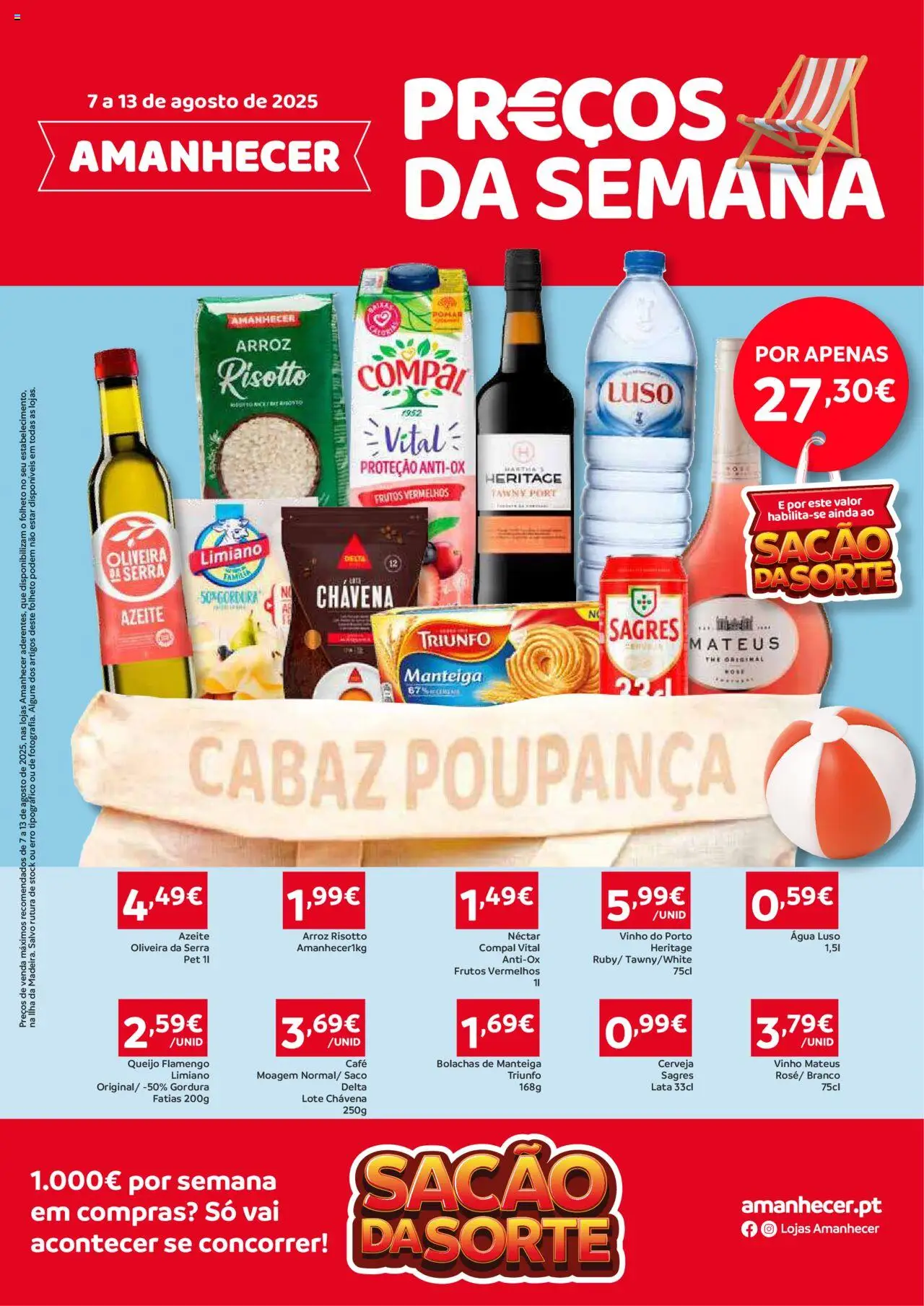 Amanhecer Folheto de 07/08/2025 - catálogo esta semana - página 1