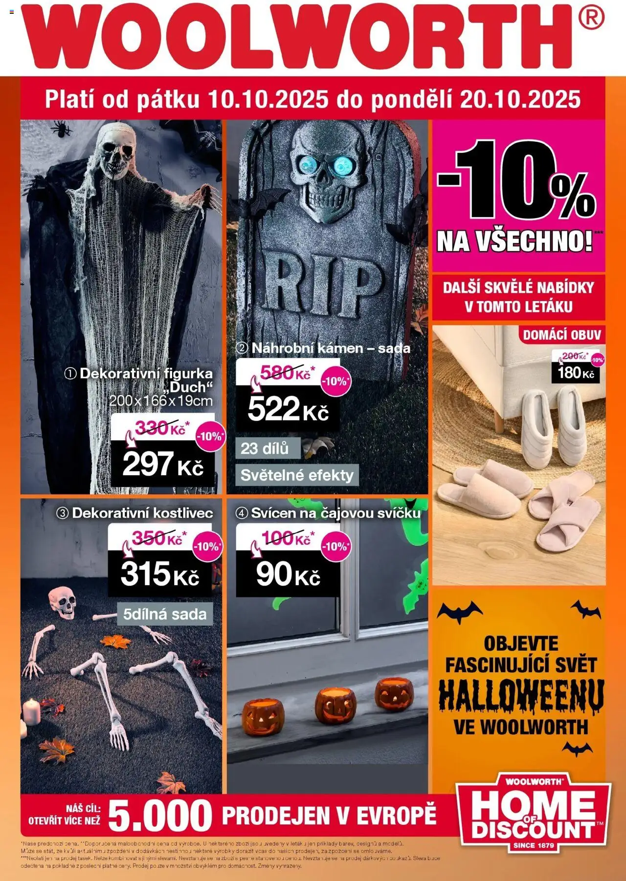  Woolworth Leták - Třebíč, Třinec, Žatec, Otvice, Jihlava, Znojmo, Příbram (10.10.2025 - 20.10.2025)