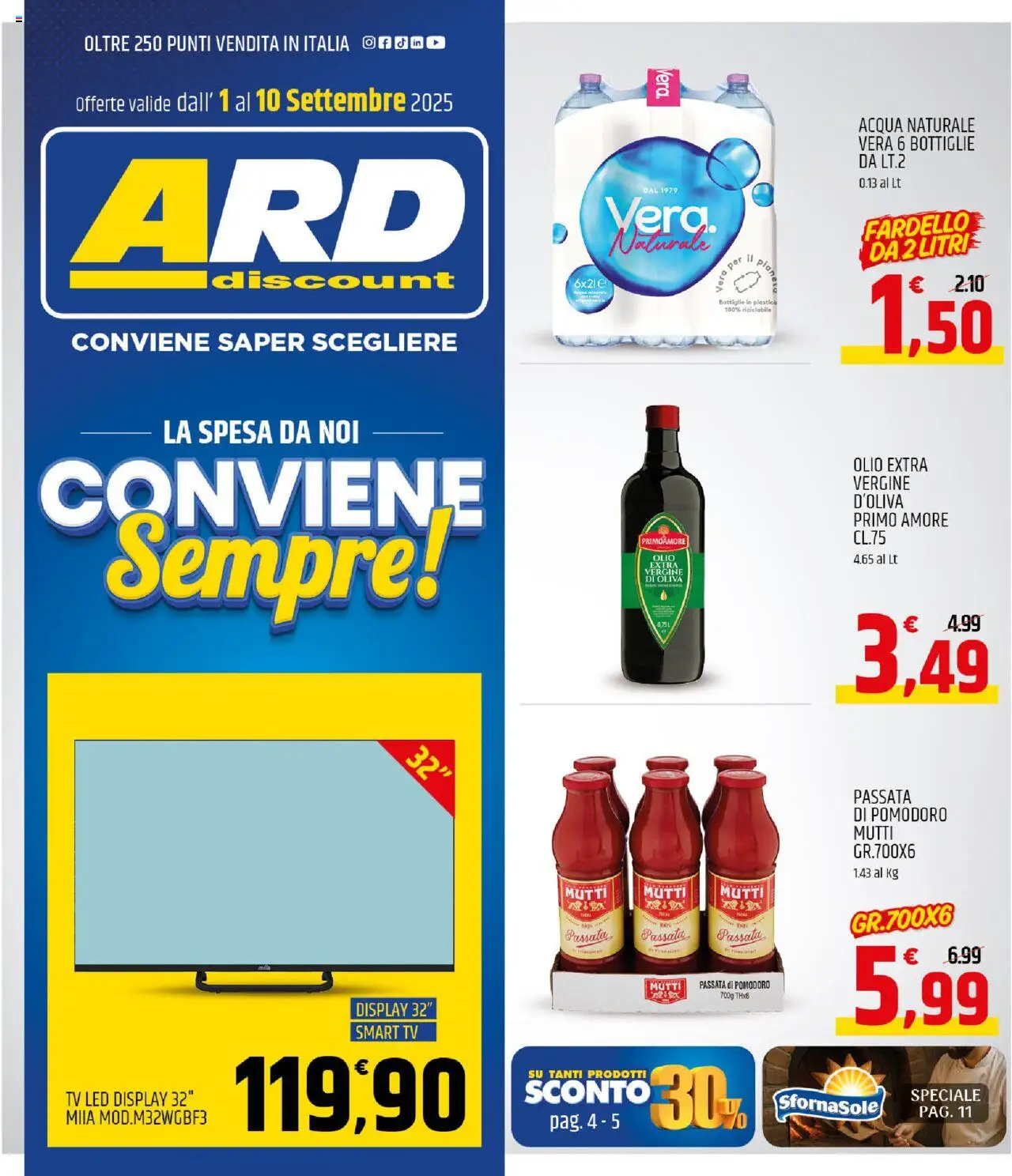Volantino ARD Discount valido da 01/09/2025 numero di pagina 1