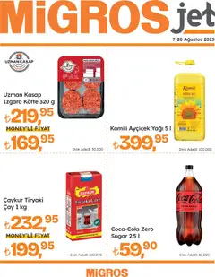 Migros Migros Jet Dijital 07.08.2025 - Broşürünün önizlemesi