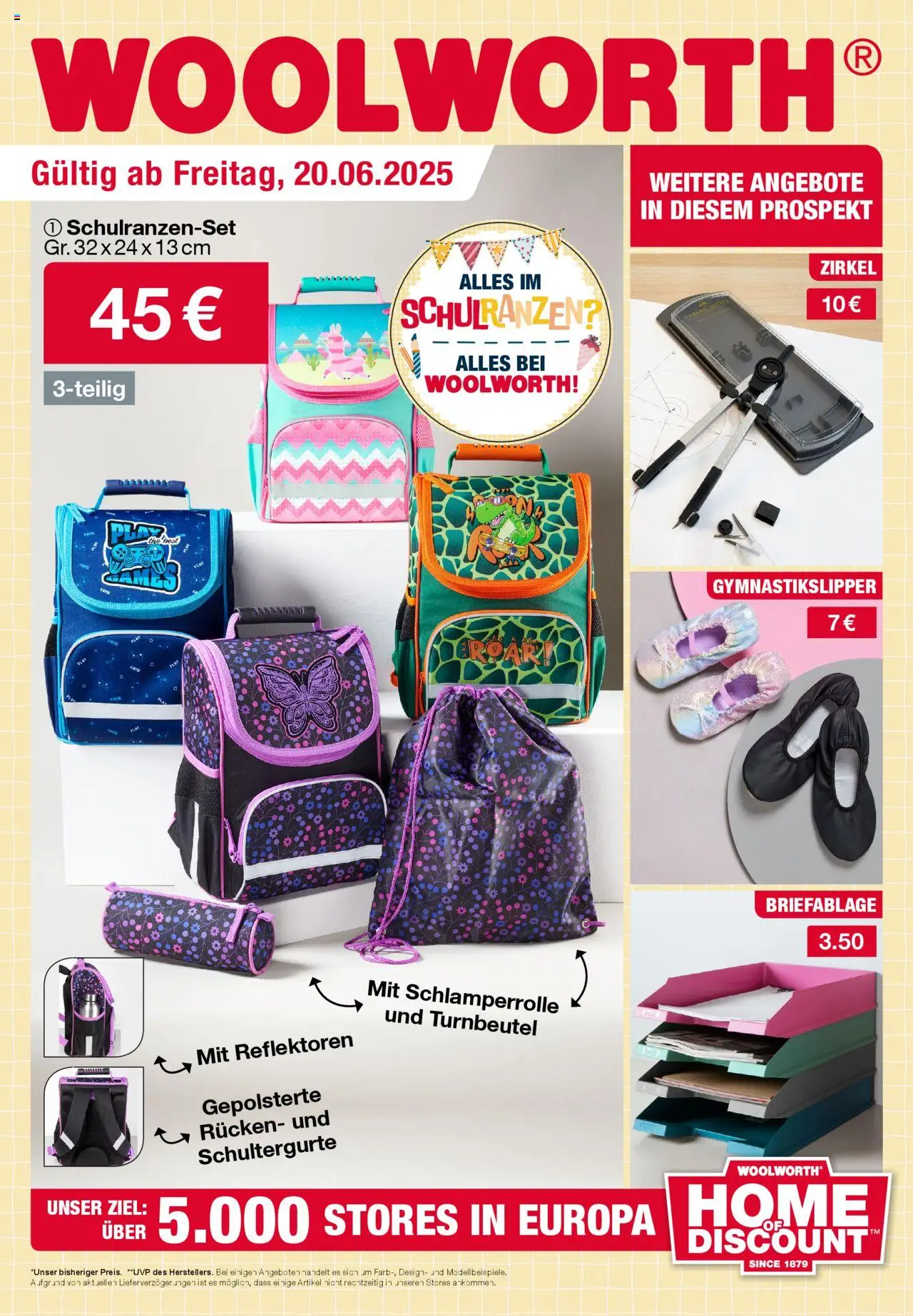  Woolworth Flugblatt ab (von Freitag 20.06.2025) - Seite 1