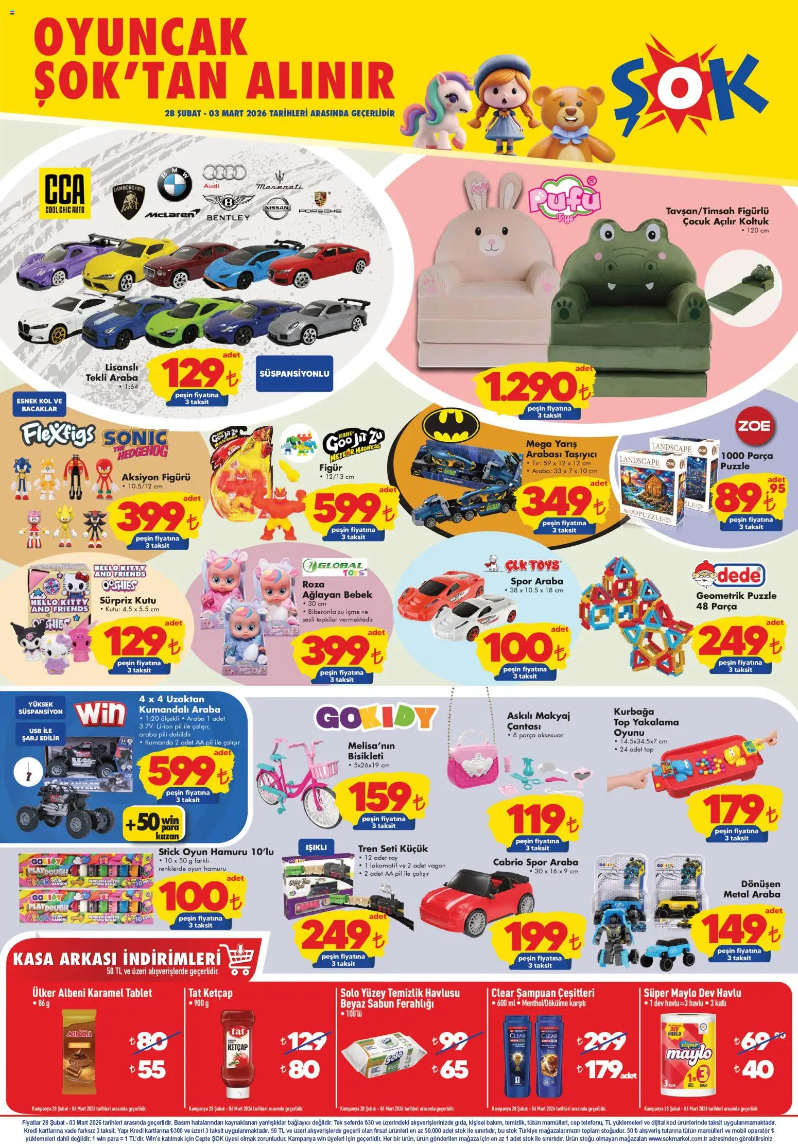 Şok Market Hafta sonu fırsatları 28.02.2026 - Broşürünün önizlemesi