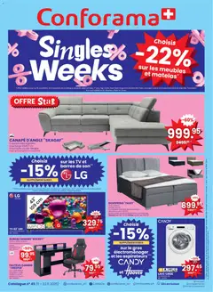 Vorschau des Merkblatts Aktionen Singles FR vom Shop Conforama gültig von 05.11.2025 bis 22.11.2025