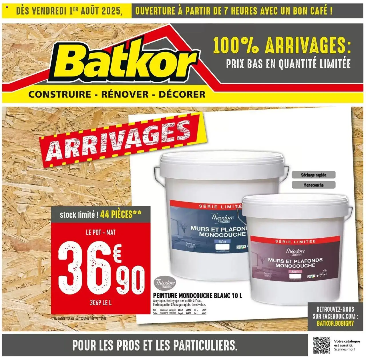Catalogue de la boutique Batkor valable du 01/08/2025 - Page numéro 1 - Café, Peinture, Outils